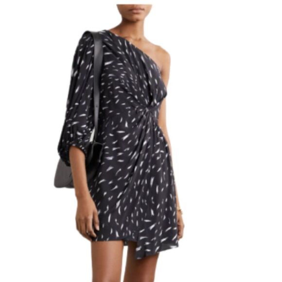 IRO Dresses & Skirts - IRO Akubra one-shoulder abstract dress 0